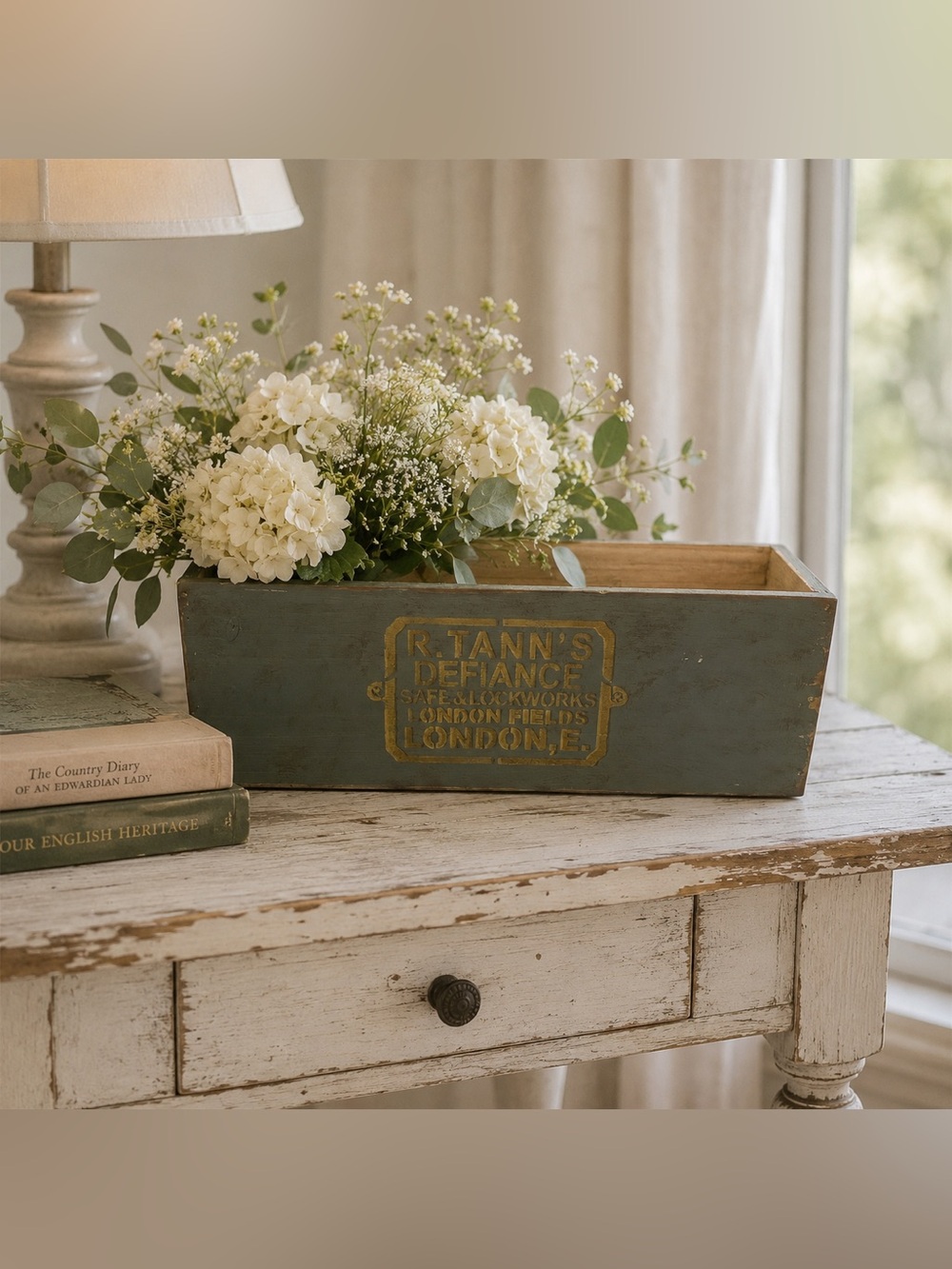 Rustic Industrial Style Wooden Planters Box